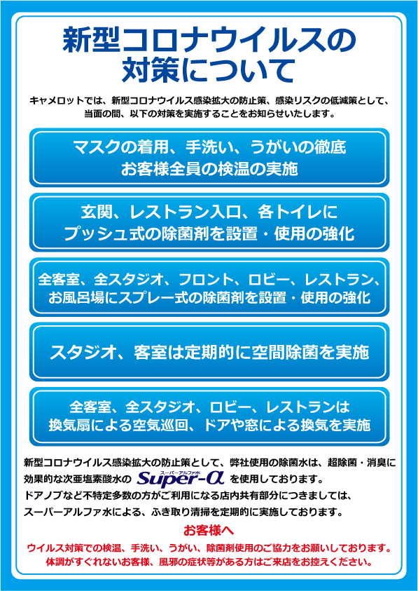 コロナ対策